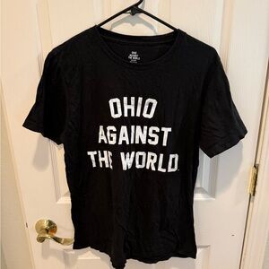 Vintage Black Ohio Against The World Women's Short Sleeve Tee
